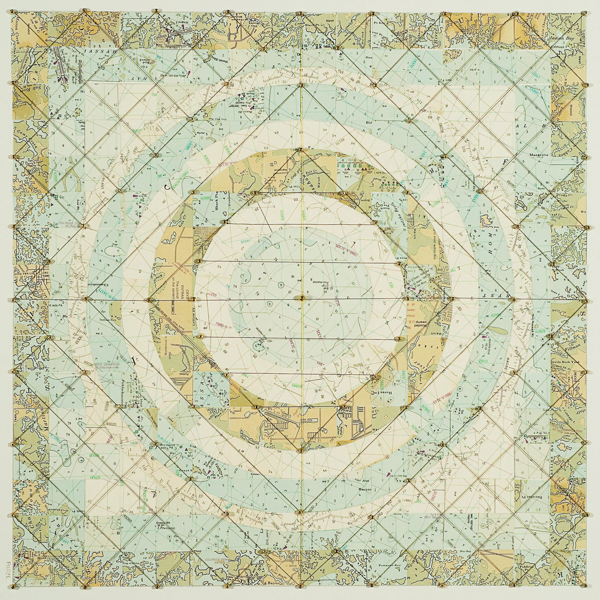 Gold Map (art) by Meg Pierce