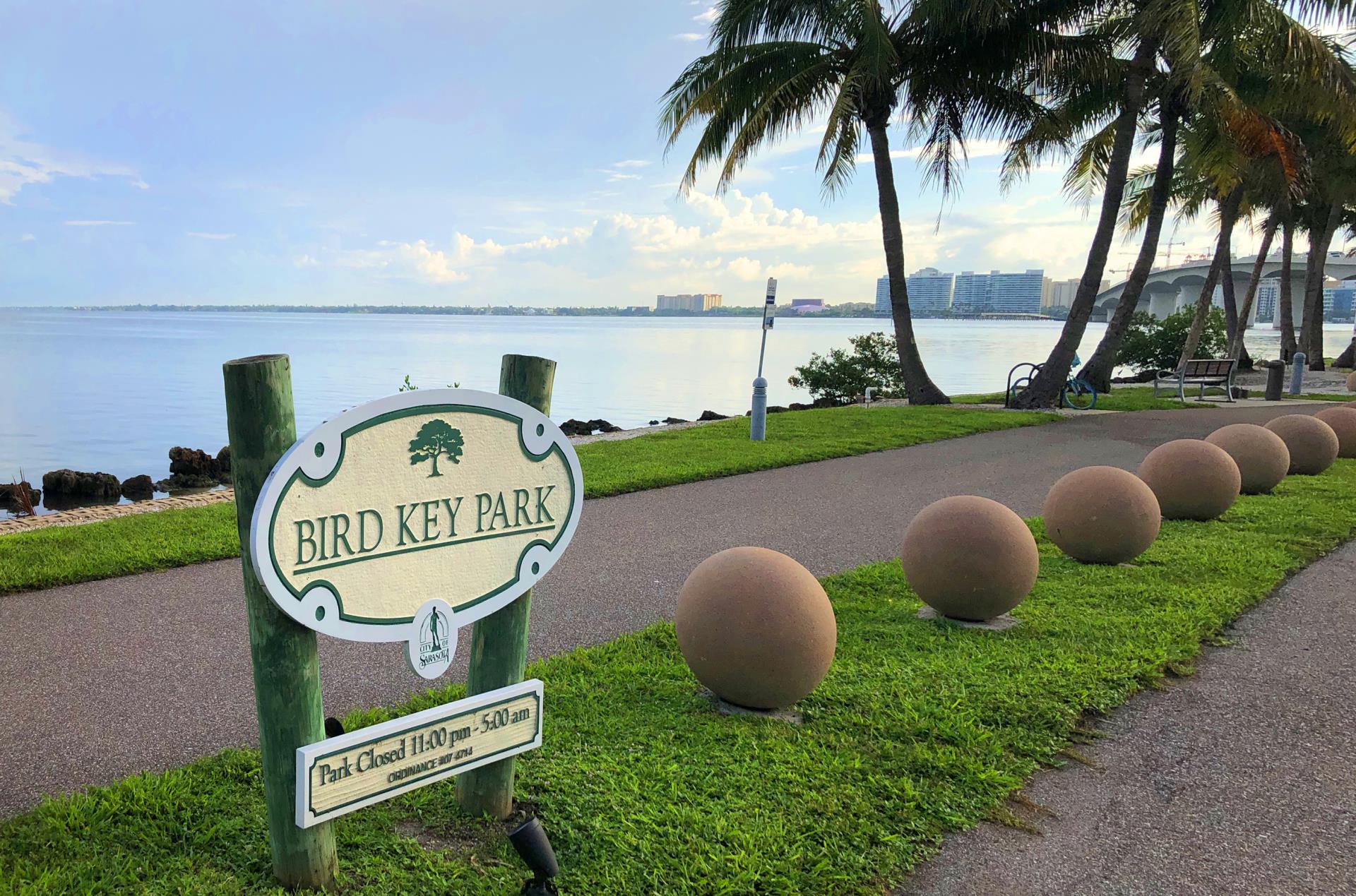 Entrance Sign and park photo